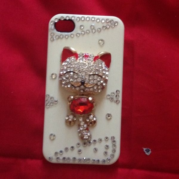 case gatinho cristais
